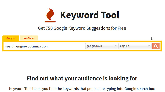 keyword tool